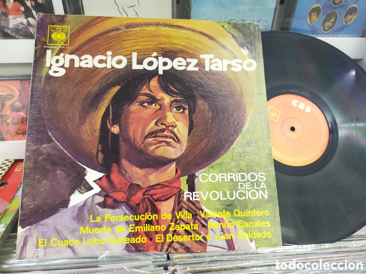 Discos de vinilo: Ignacio L&oacute;pez tarso lp corridos de la revoluci&oacute;n mexico