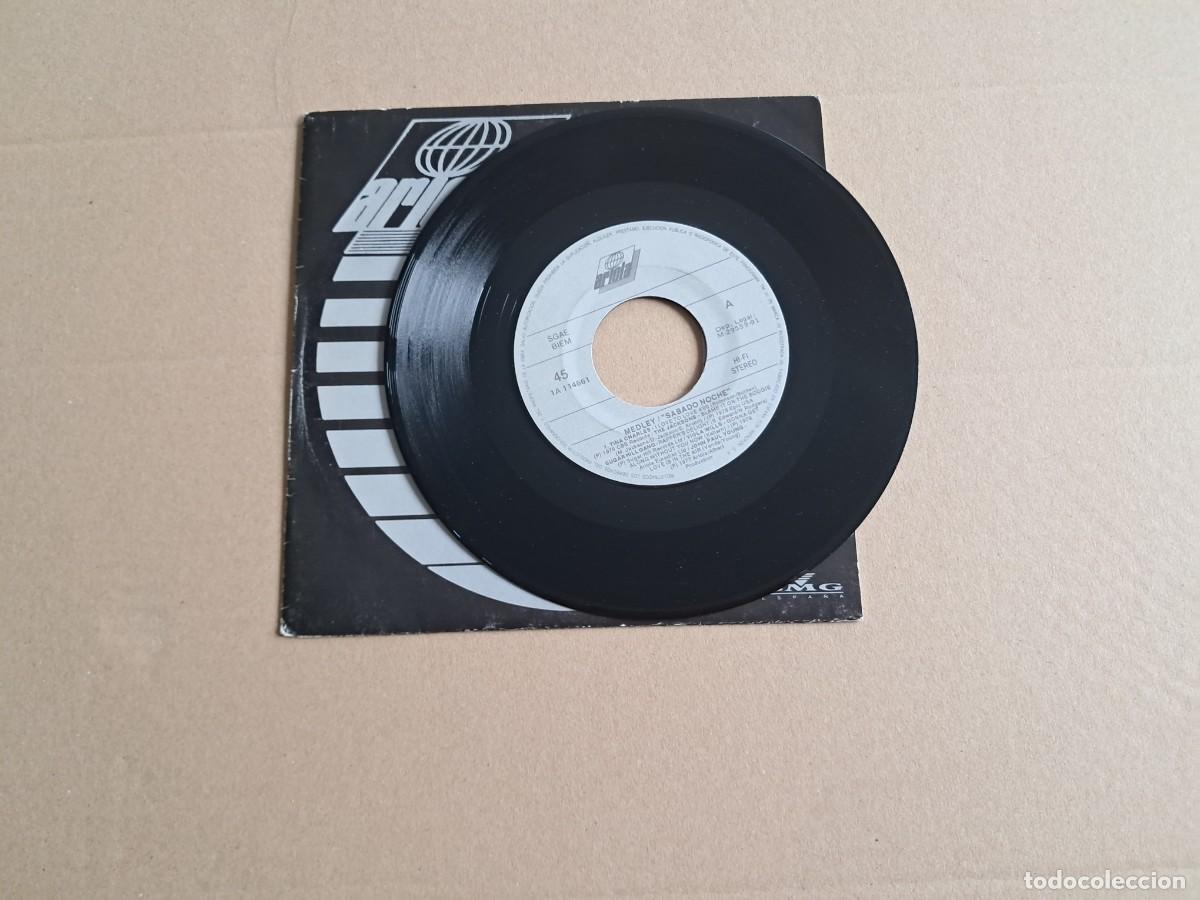 Discos de vinilo: VARIOS ARTISTAS - MEDLEY SABADO NOCHE SINGLE 1991 EDICION ESPA&Ntilde;OLA