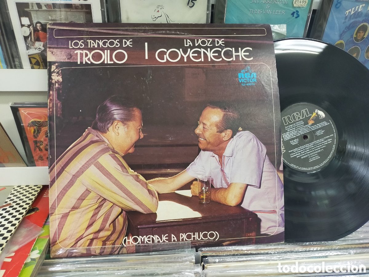 Discos de vinilo: Los tangos de troilo la voz de Goyeneche lp homenaje a pichuco argentina 1983
