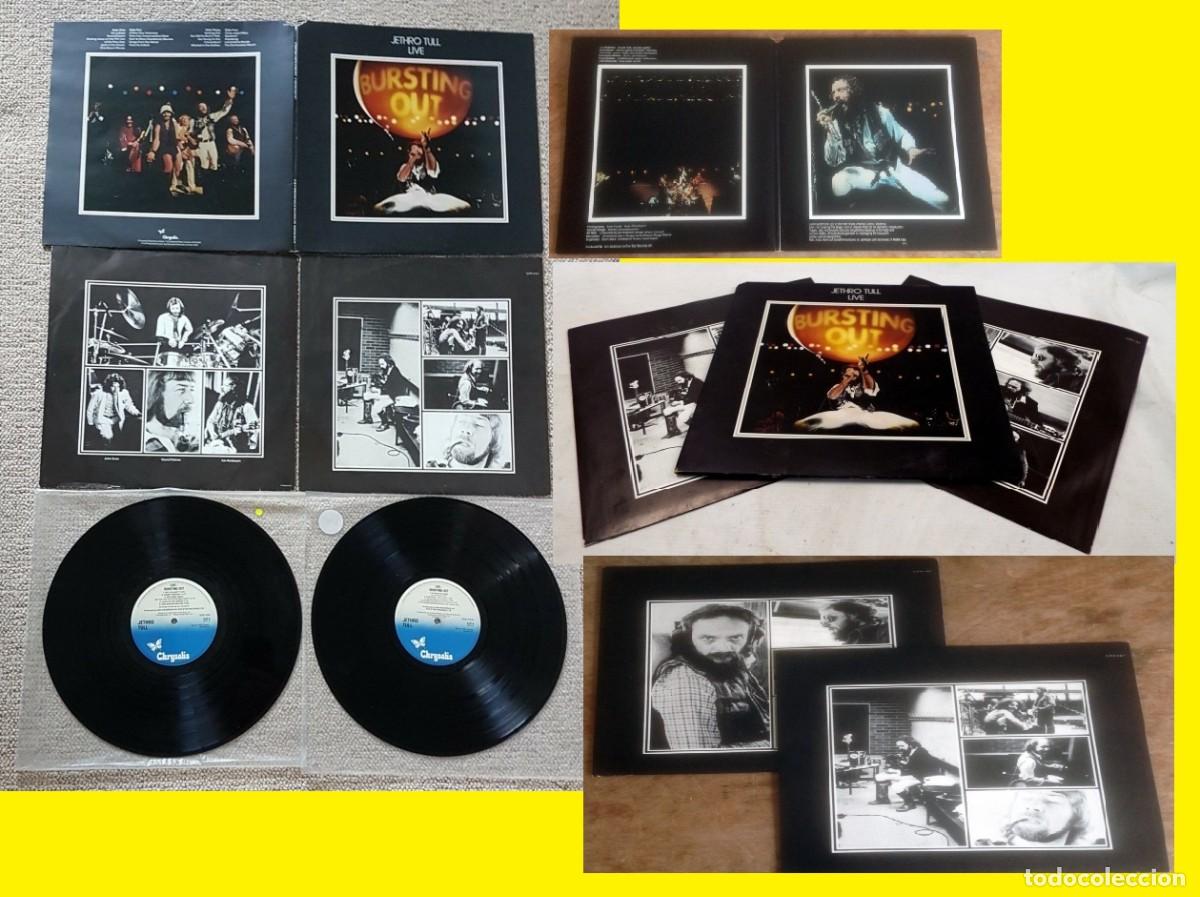 Discos de vinilo: JETHRO TULL, BURSTING OUT LIVE 78 / 2LPs !! COMPLETA 1&ordf; ORIG EDIT USA + 2 ENCARTES, RELIEVES !! EXC