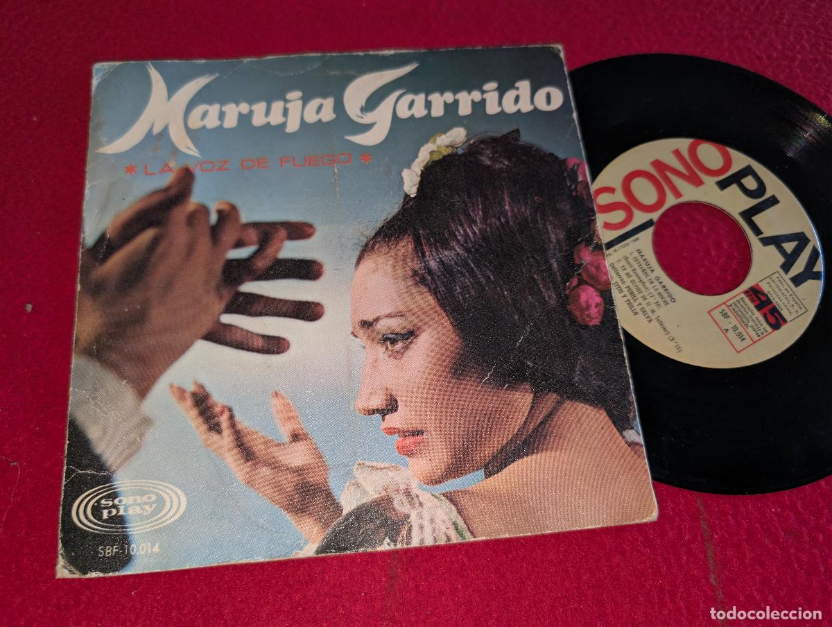 Vinyl-Schallplatten: MARUJA GARRIDO La voz de fiego 7&rdquo; EP 1972 Sonoplay GATEFOLD