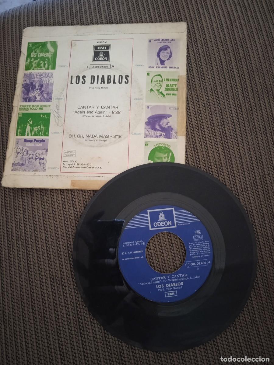 Discos de vinilo: Cantar y cantar | Los diablos | Disco Vinilo Musica - Foto 2