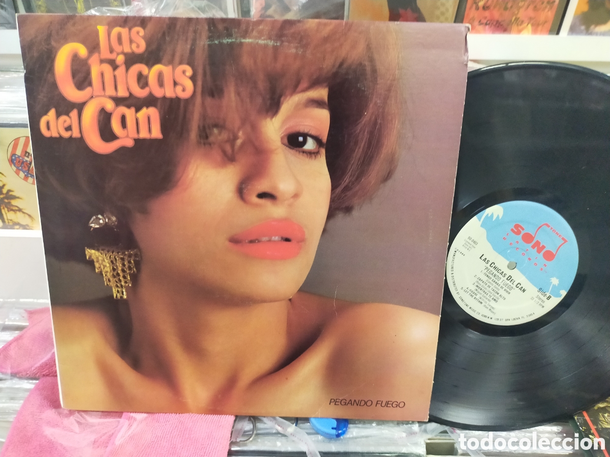 Discos de vinilo: Las chicas del can lp pegando fuego republica dominicana 1983