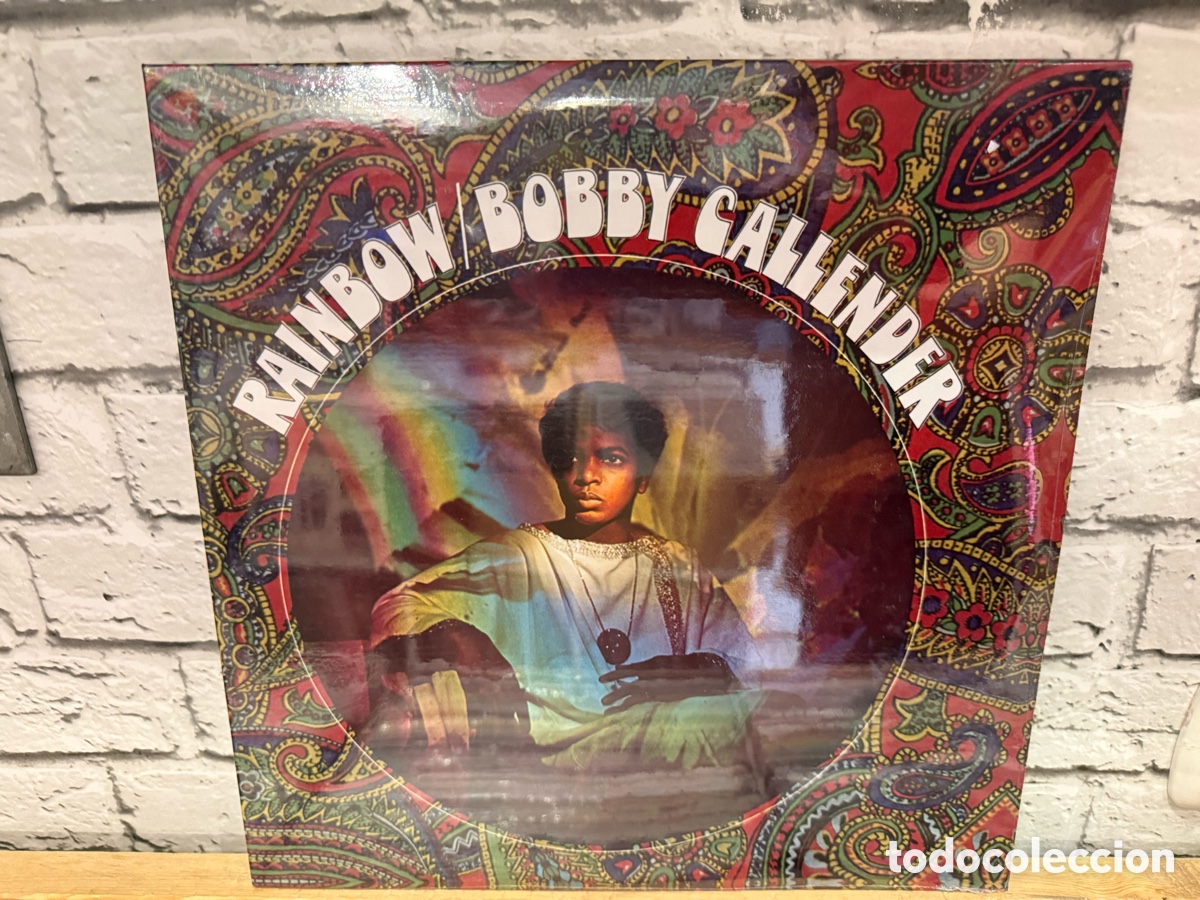 Discos de vinilo: BOBBY CALLENDER Rainbow 2LP ( 1968 AKARMA 2000 ) CARPETA TEXTURA TELA. Precintado