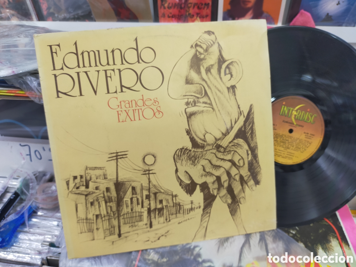 Vinyl records: Edmundo Rivero lp grandes &eacute;xitos argentina 1983