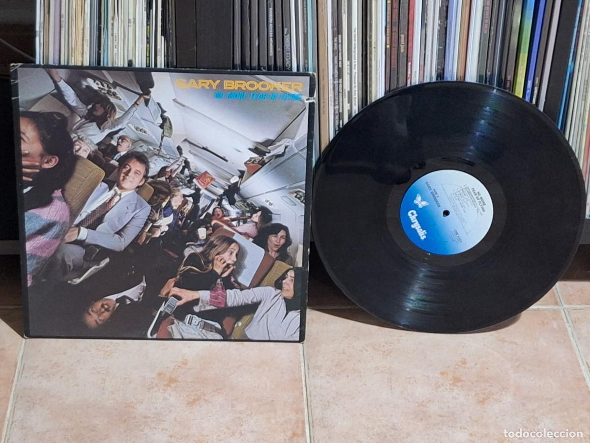 Discos de vinilo: Gary Brooker &ndash; No More Fear Of Flying LP Chrysalis &ndash; CHR 1224 USA