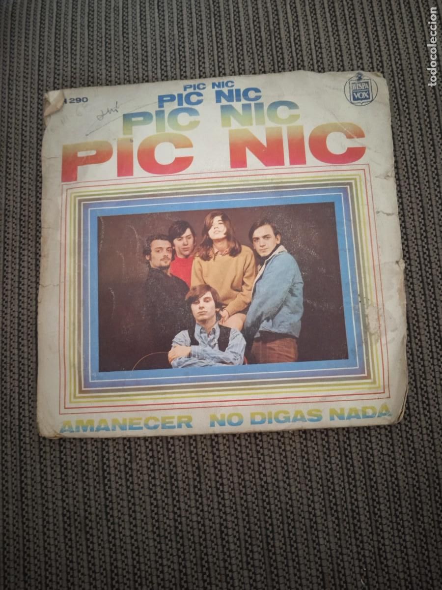 Discos de vinilo: Pic Nic | Amanecer No digas nada | Disco Vinilo Musica