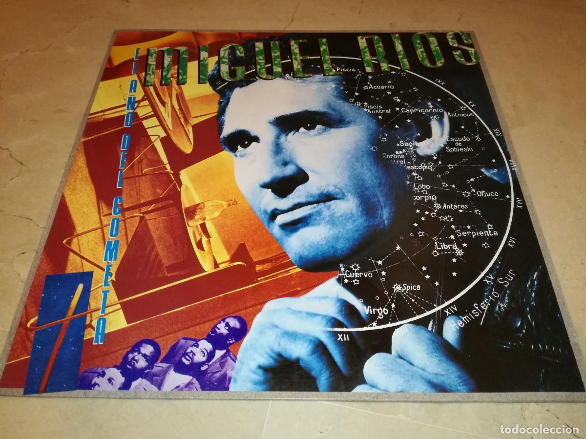 Discos de vinilo: MIGUEL RIOS-EL A&Ntilde;O DEL COMETA-CONTIENE ENCARTE-ORIGINAL 1986