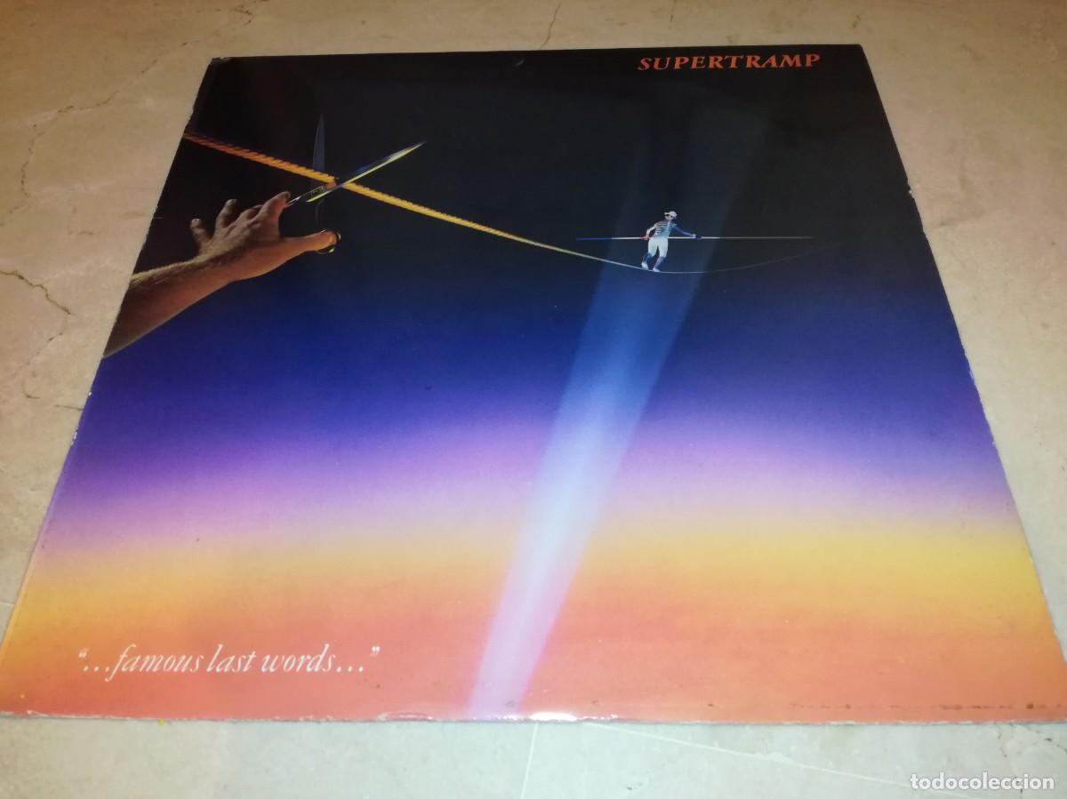 Discos de vinilo: SUPERTRAMP-FAMOUS LAST WORDS-CONTIENE ENCARTE-ORIGINAL ESPA&Ntilde;OL 1982