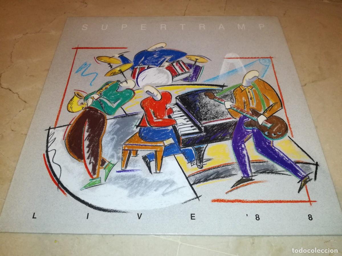 Discos de vinilo: SUPERTRAMP-LIVE &acute;88-CONTIENE ENCARTE-ORIGINAL ESPA&Ntilde;OL 1988