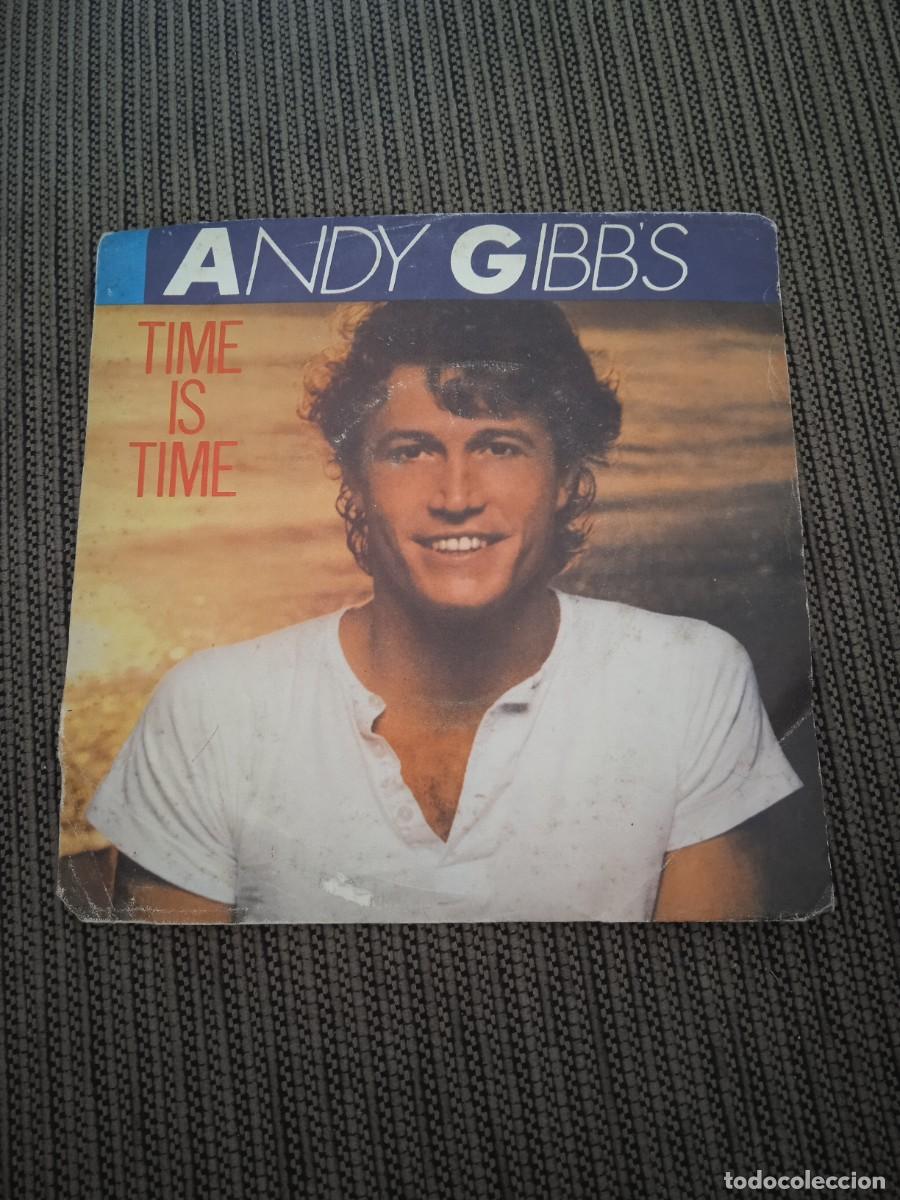 Discos de vinilo: Andy Gibb's | Time is time | Disco Vinilo Musica