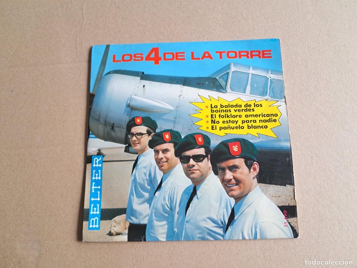 Discos de vinilo: LOS 4 DE LA TORRE - LA BALADA DE LOS BOINAS VERDES EP 4 TEMAS 1966