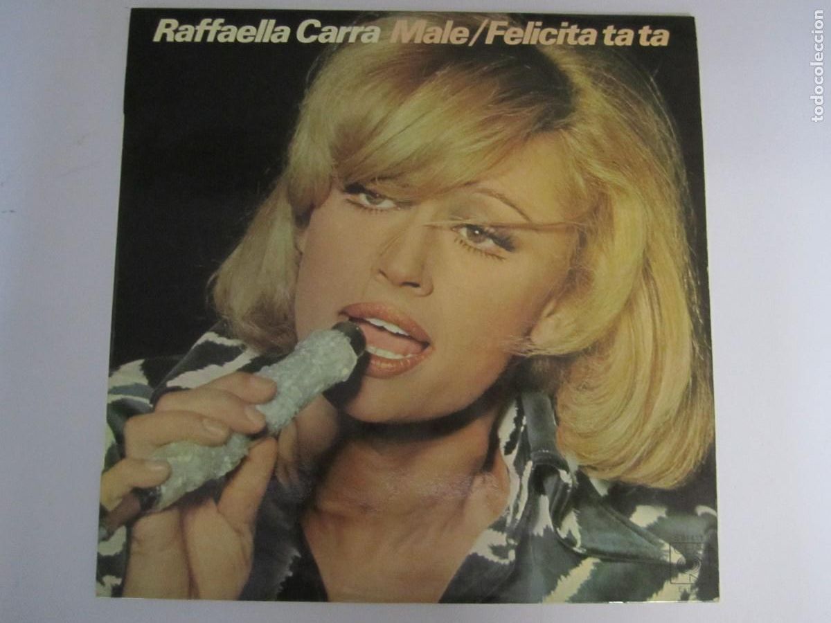 Discos de vinilo: disco vinilo raffaella carra male