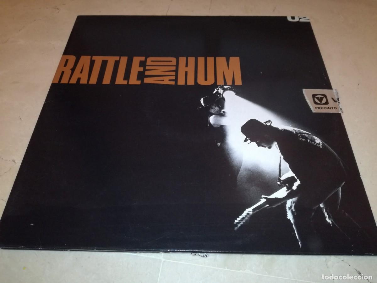 Discos de vinilo: U2-RATTLE AND HUM-DOBLE LP-CONTIENE LOS ENCARTES-ORIGINAL ESPA&Ntilde;OL 1988-EN MUY BUEN ESTADO