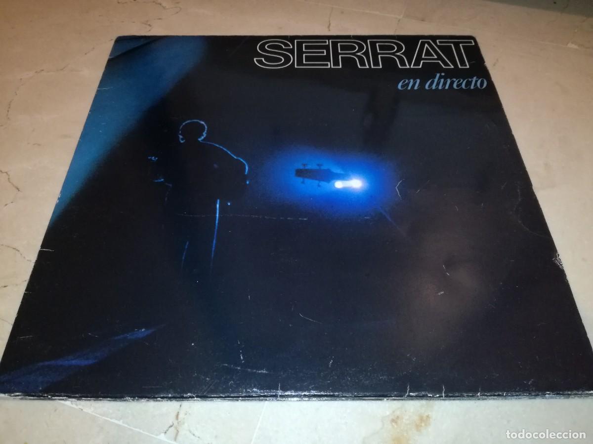 Discos de vinilo: JOAN MANUEL SERRAT EN DIRECTO-DOBLE LP-CONTIENE LOS ENCARTES Y LIBRETO-ORIGINAL 1984