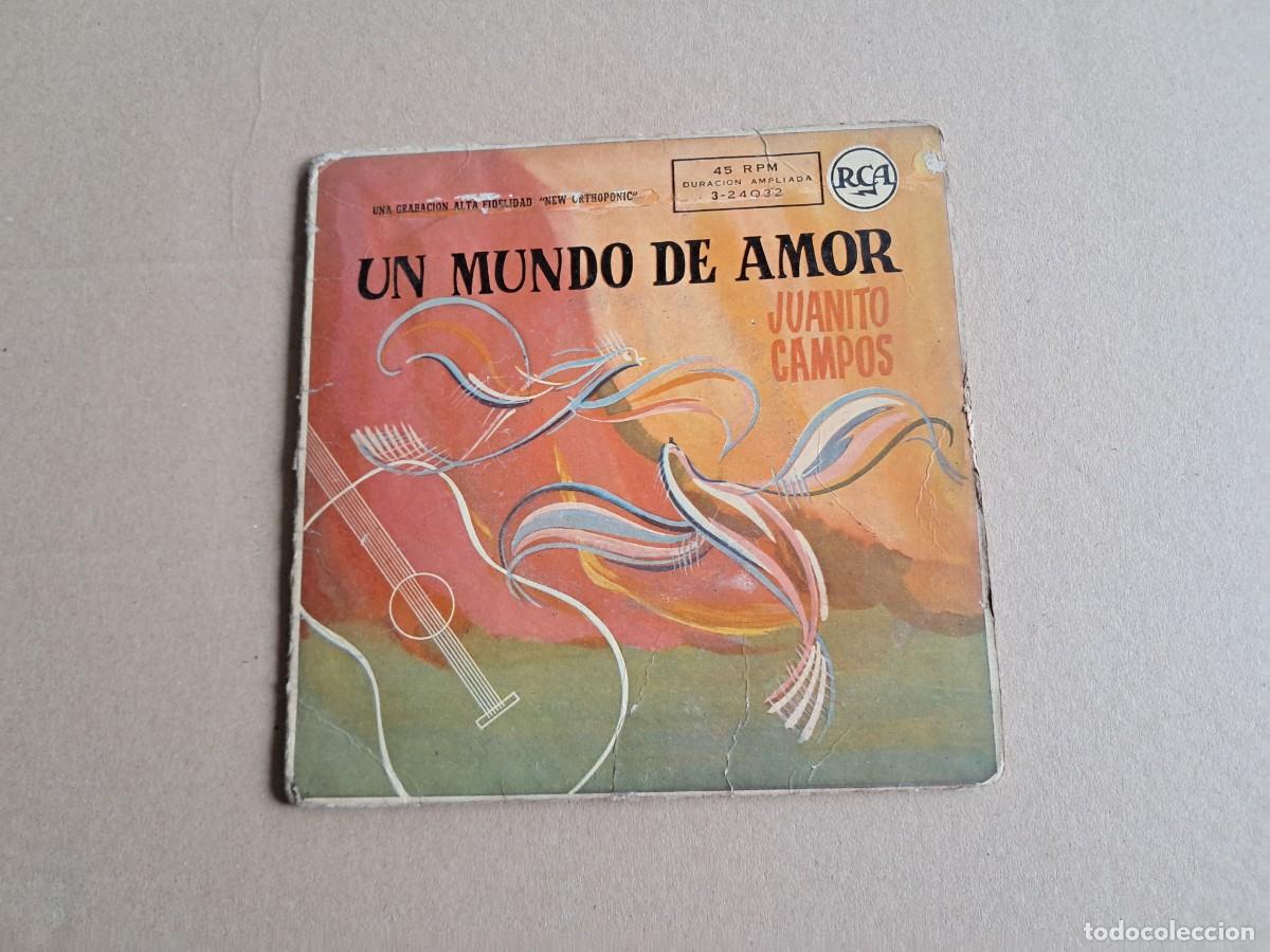 Discos de vinilo: JUANITO AMOR - UN MUNDO DE AMOR EP 4 TEMAS 1958