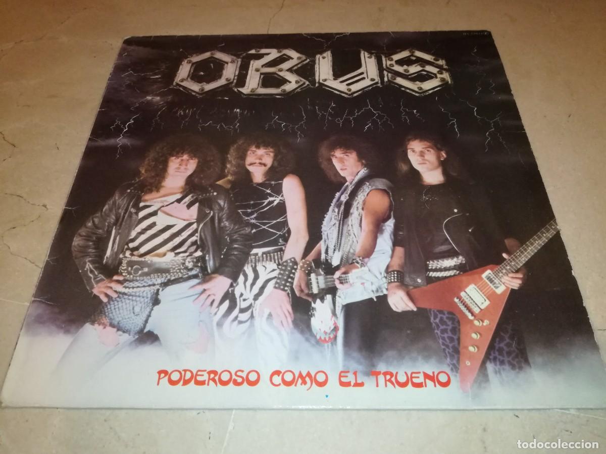 Discos de vinilo: OBUS-PODEROSO COMO EL TRUENO-SU SEGUNDO LP-CONTIENE ENCARTE-ORIGINAL 1982