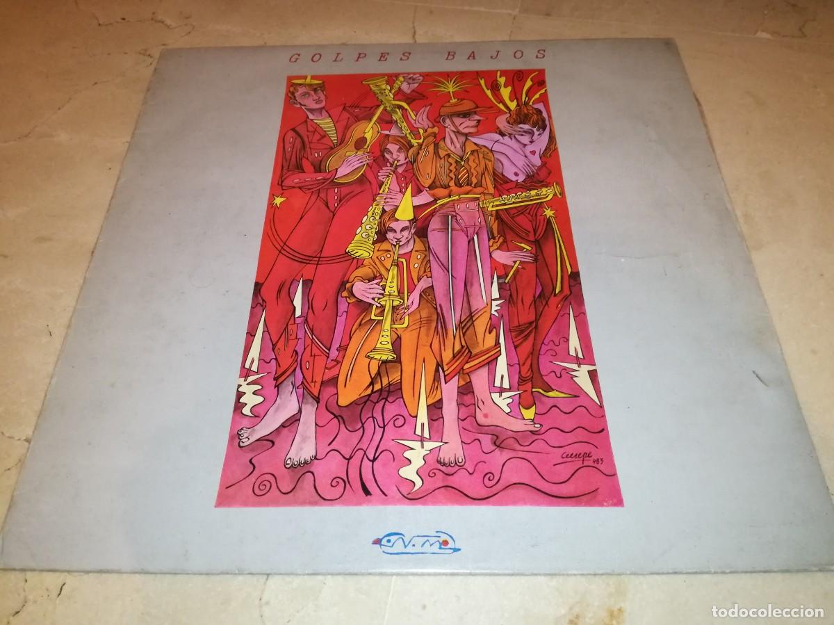 Discos de vinilo: GOLPES BAJOS-SU PRIMER LP-NO MIRES A LOS OJOS DE LA GENTE-CONTIENE ENCARTE-ORIGINAL 1983
