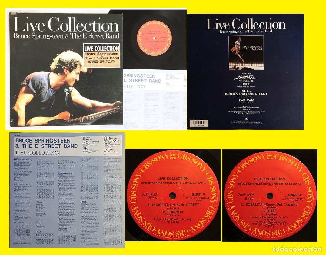 Discos de vinilo: bruce springsteen - Live Collection 1987, RARA EDIC ORG SOLO PARA JAPON + INSERTO, IMPECABLE