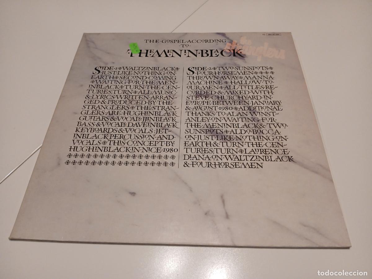 Discos de vinilo: The Stranglers &ndash; The Gospel According To The Meninblack- (1981) LP disco vinilo