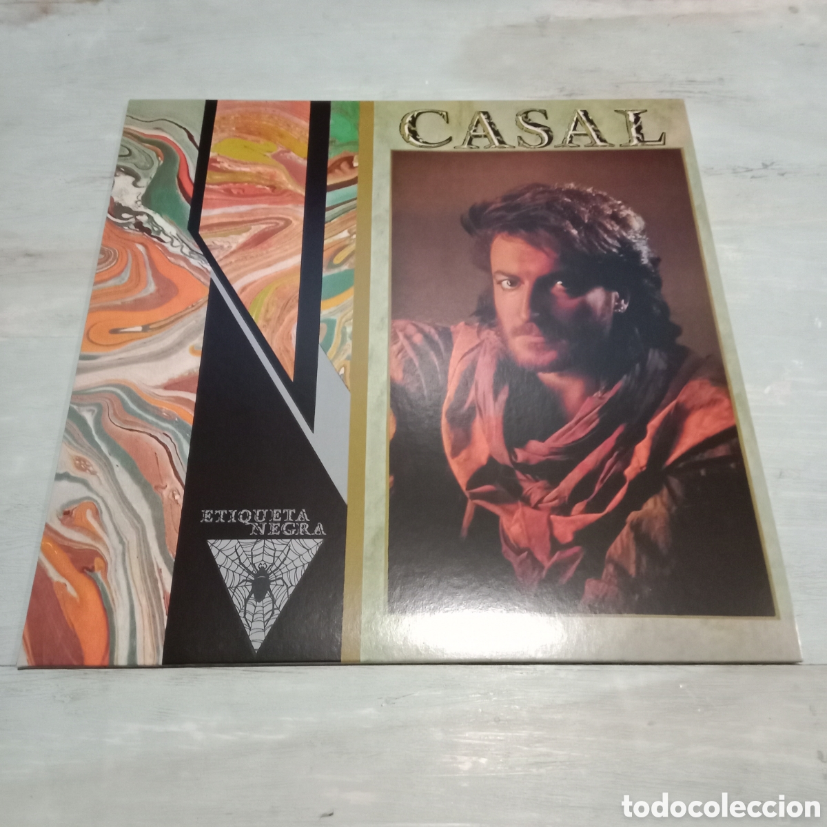 Discos de vinilo: CASAL - ETIQUETA NEGRA - LP NO-OFICIAL GRIS