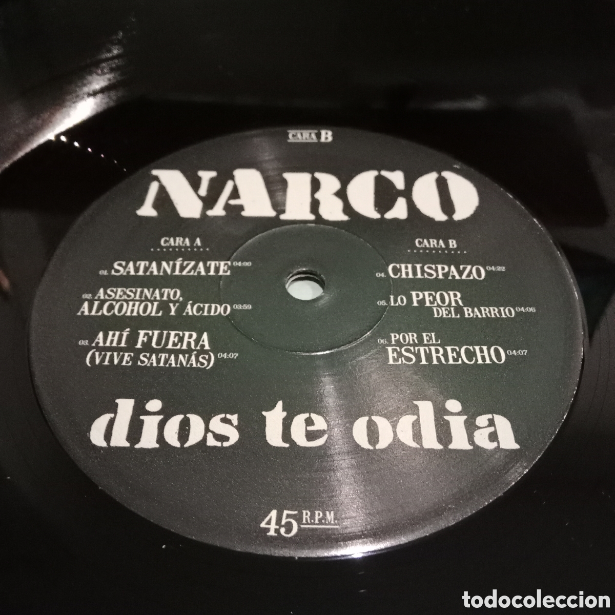 Discos de vinilo: NARCO - DIOS TE ODIA - LP DOBLE GATEFOLD - Foto 9