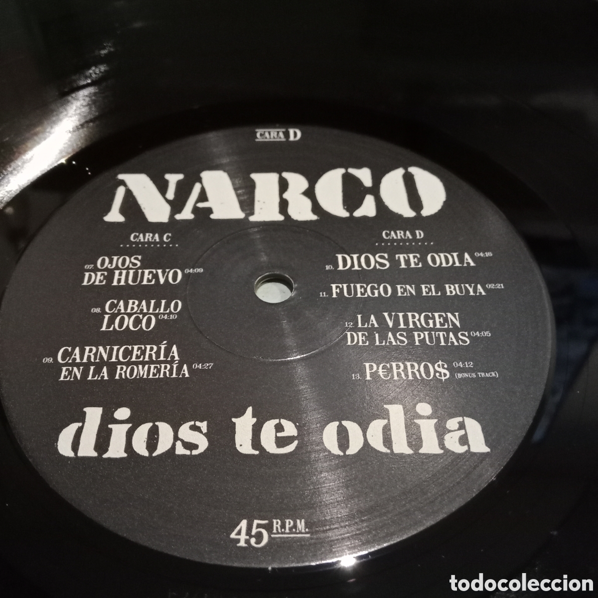 Discos de vinilo: NARCO - DIOS TE ODIA - LP DOBLE GATEFOLD - Foto 11