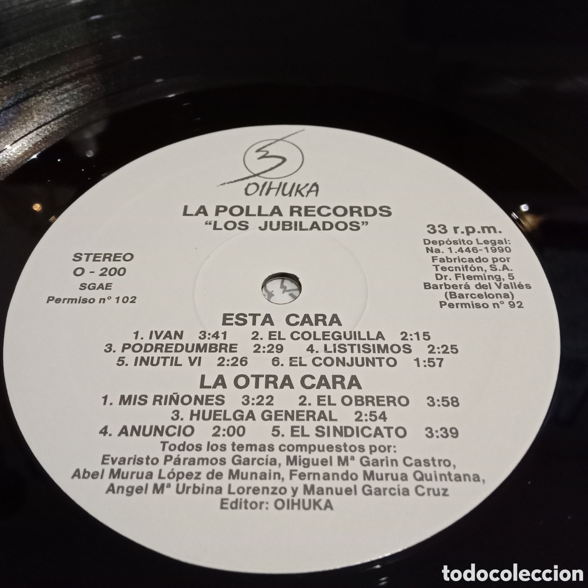 Discos de vinilo: LA POLLA RECORDS - LOS JUBILADOS - LP - Foto 7