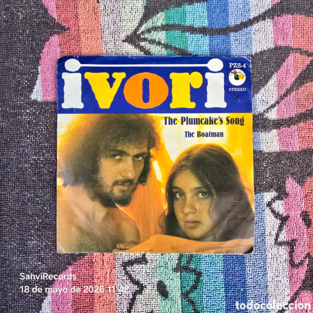 Discos de vinilo: [SINGLE] IVORI: THE PLUMCAKE'S SONG - THE BOATMAN (ZAFIRO) (1978)