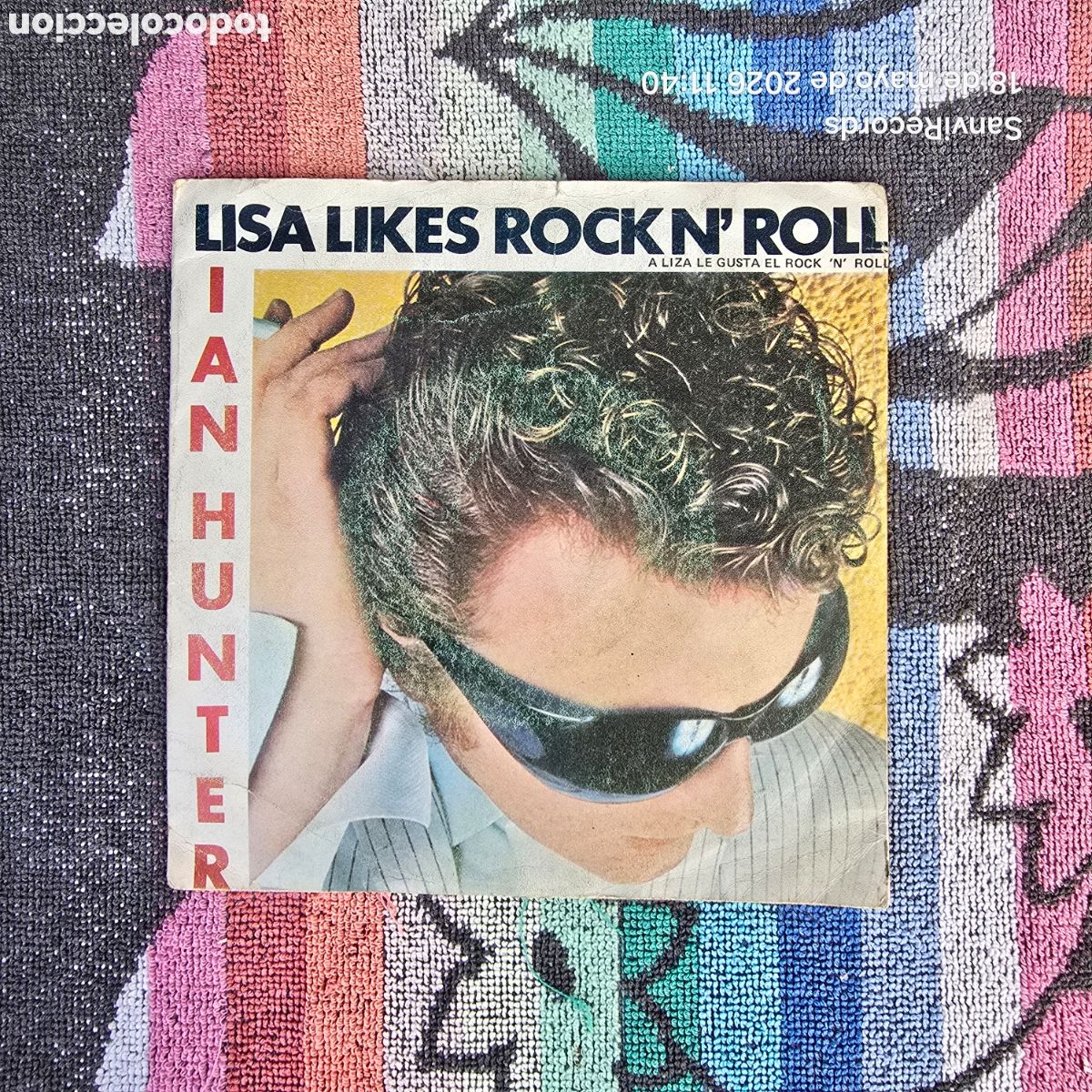 Disques de vinyle: [SINGLE] IAN HUNTER: LISA LIKES ROCK 'N' ROLL - NOISES (CHRYSALIS) (1981)