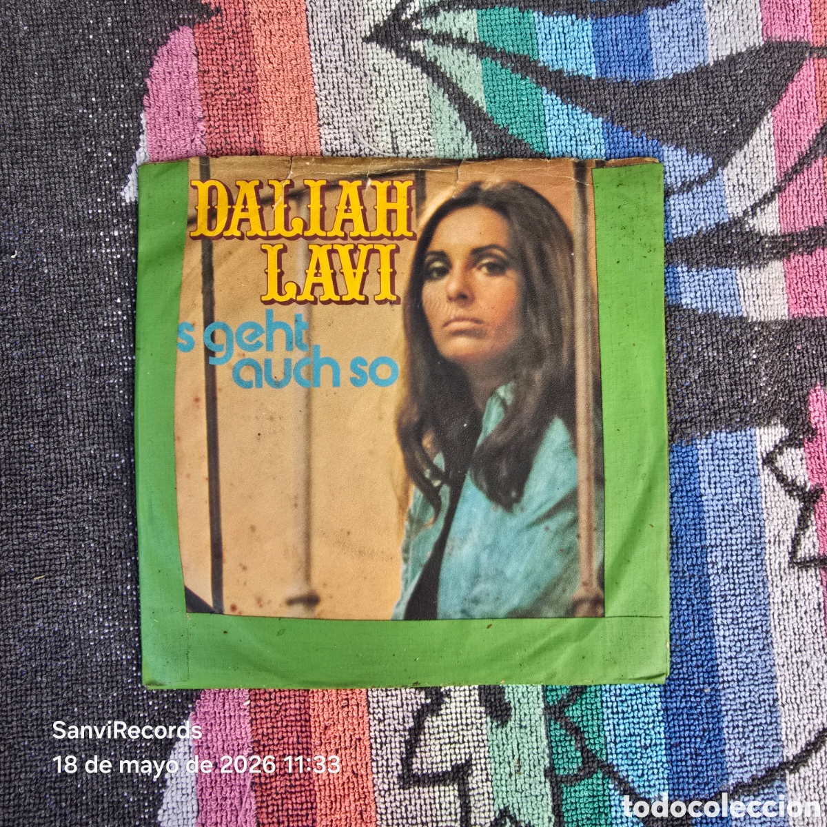 Discos de vinilo: [SINGLE] DALIAH LAVI: ES GEHT AUCH SO - WENN DER VORHANG F&Auml;LLT (POLYDOR) (1972)