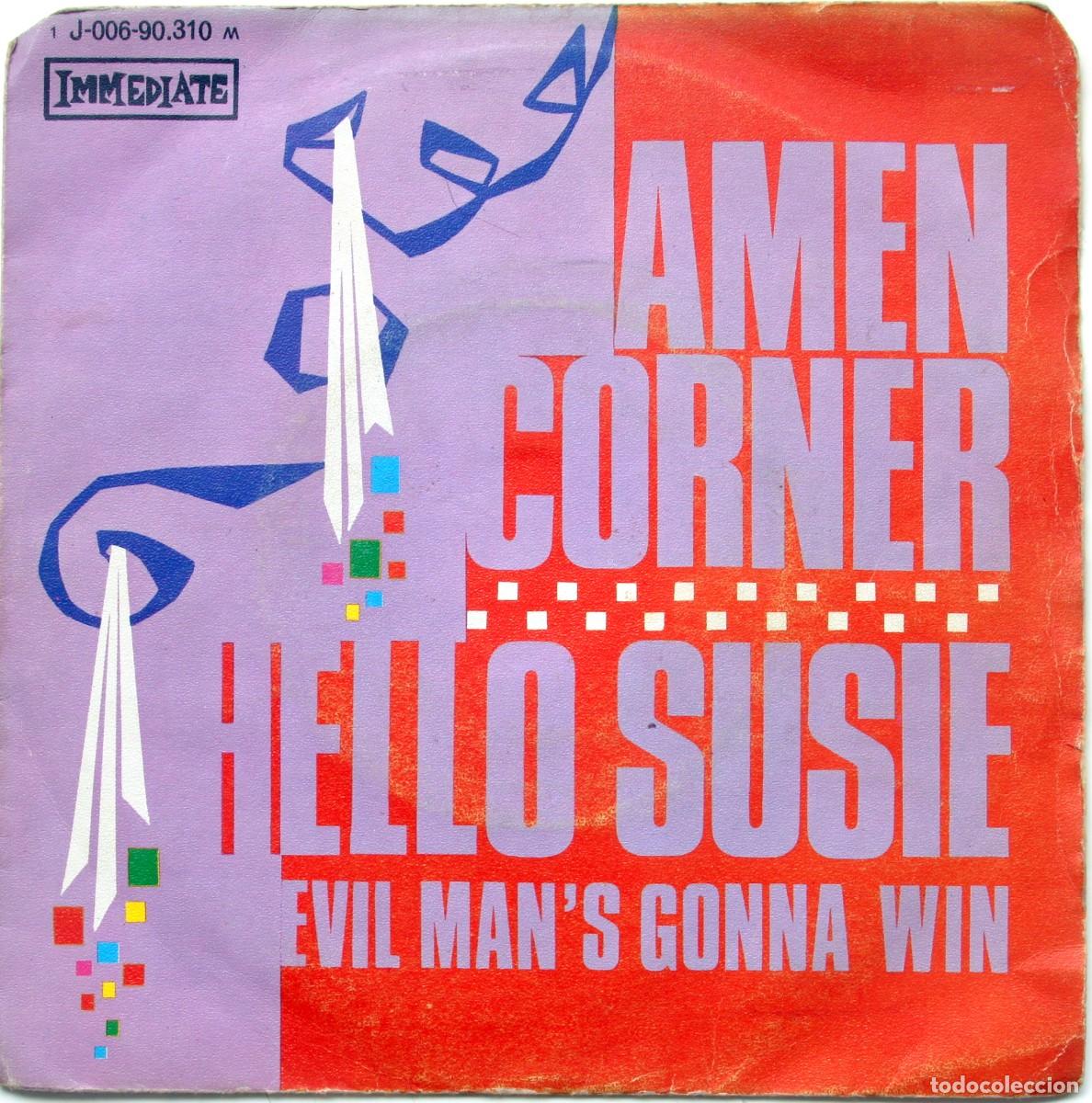 Discos de vinilo: AMEN CORNER: HELLO SUSIE / EVIL MAN'S GONNA WIN - IMMEDIATE 1969