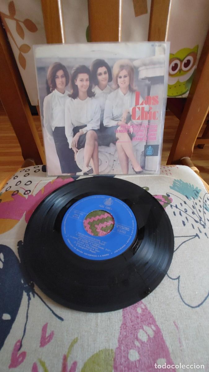 Discos de vinilo: LAS CHIC-EP PON UN ANILLO EN MI DEDO +3