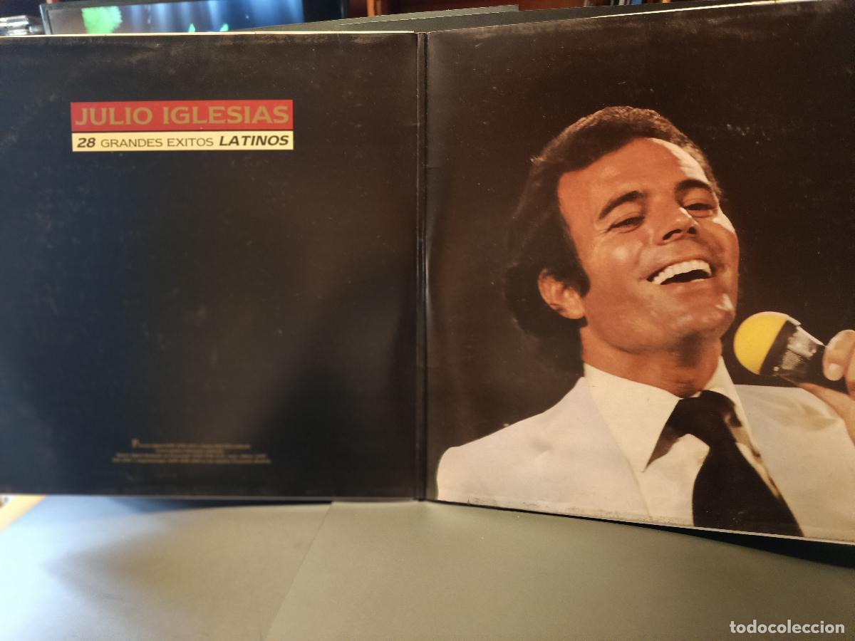 Discos de vinilo: JULIO IGLESIAS 28 GRANDES EXITOS LATINOS DOBLE LP ESPA&Ntilde;A 1989 PDELUXE