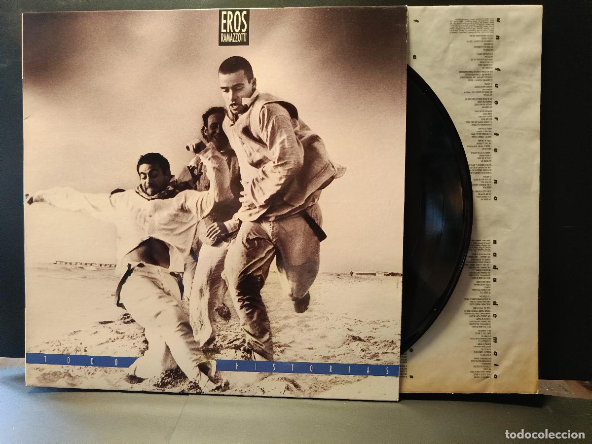 Discos de vinilo: EROS RAMAZZOTTI TODO HISTORIAS LP ESPA&Ntilde;A 1993 PDELUXE