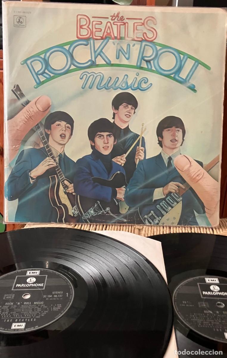 Discos de vinilo: THE BEATLES - ROCK N ROLL MUSIC, 2LPs edic pathe marconi 1976