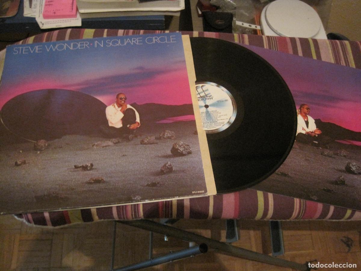 Discos de vinilo: LP STEVIE WONDER IN SQUARE CIRCLE RCA TAMLA 1985 GATEFOLD + INSERT