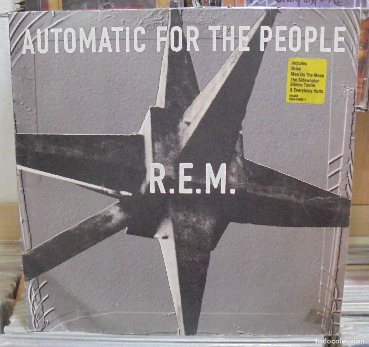 Discos de vinilo: R.E.M. Automatic for the people. Warner Bros. Records 1992. -- LP