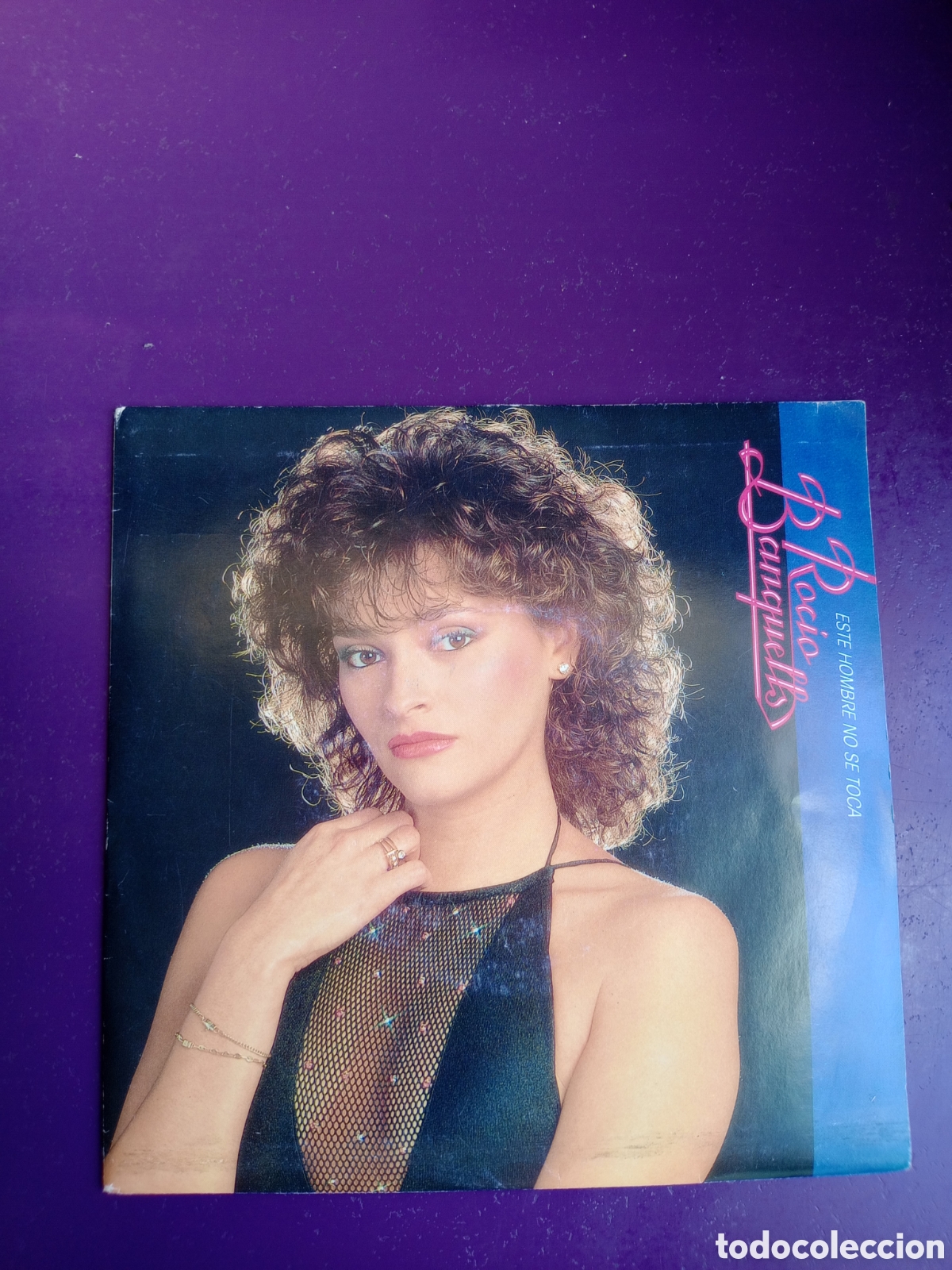 Discos de vinilo: ROCIO BLANQUELLS Sg WEA PROMO 1985 este hombre no se toca / ayudame