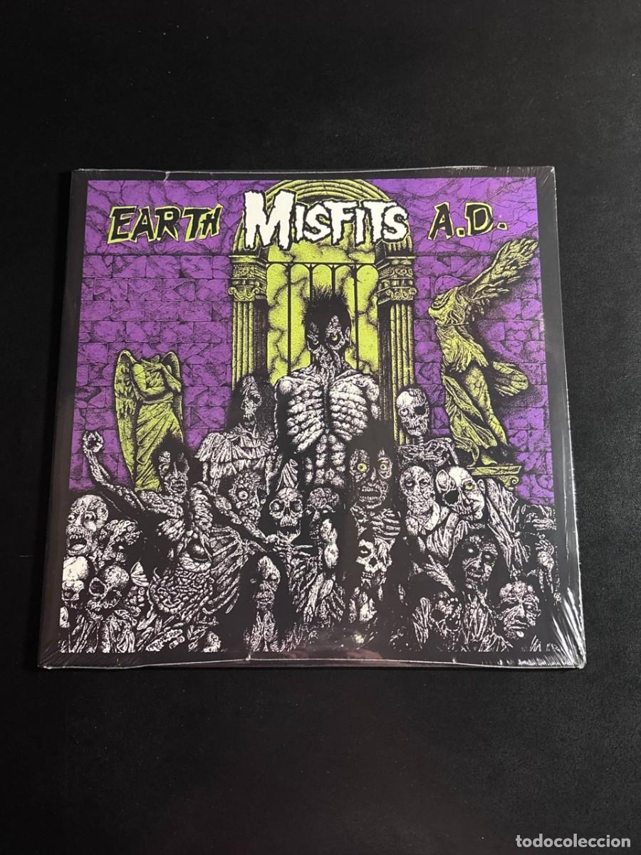 Discos de vinilo: Misfits Earth A.D. / Wolfs Blood Disco de vinilo oficial de Plan9 LP danzig punk hardcore wolfsblood