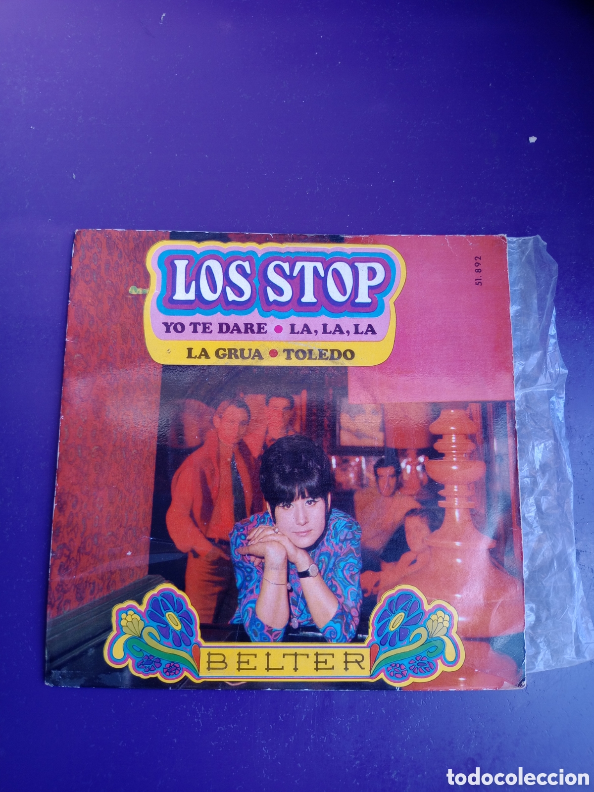 Discos de vinilo: LOS STOP EP BELTER 1968 yo te dare/ la la la/ la grua / toledo EUROVISION COVER - POP