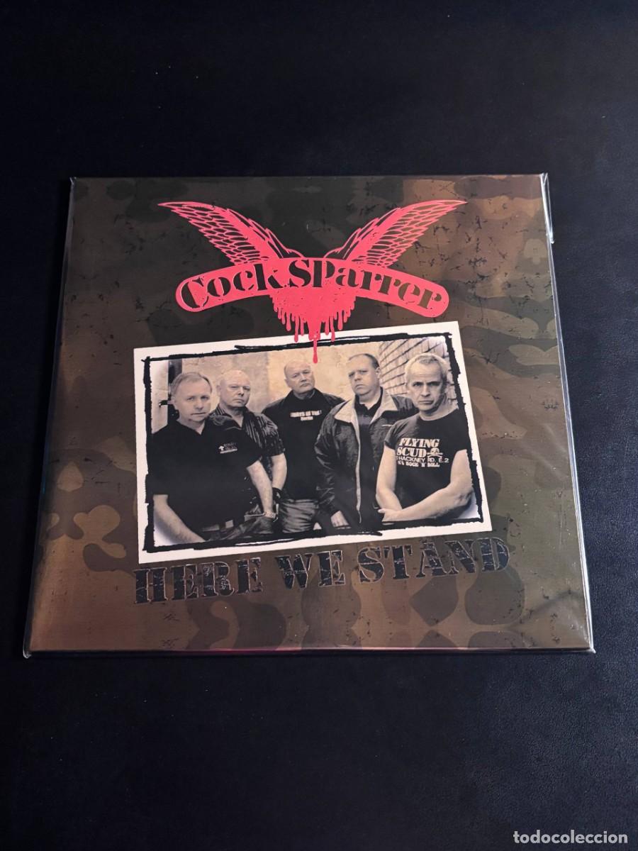 Discos de vinilo: Cock Sparrer Here We Stand Disco de vinilo 50 aniversario punk oi! suicide girls