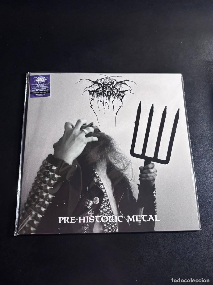 Discos de vinilo: Darkthrone Pre-Historic Metal Disco de vinilo morado marble LP black metal