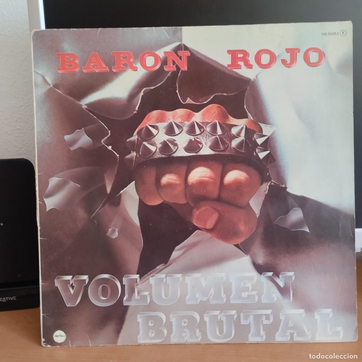 Discos de vinilo: LP Baron Rojo* - Volumen Brutal (LP, Album) 1982 Espa&ntilde;a
