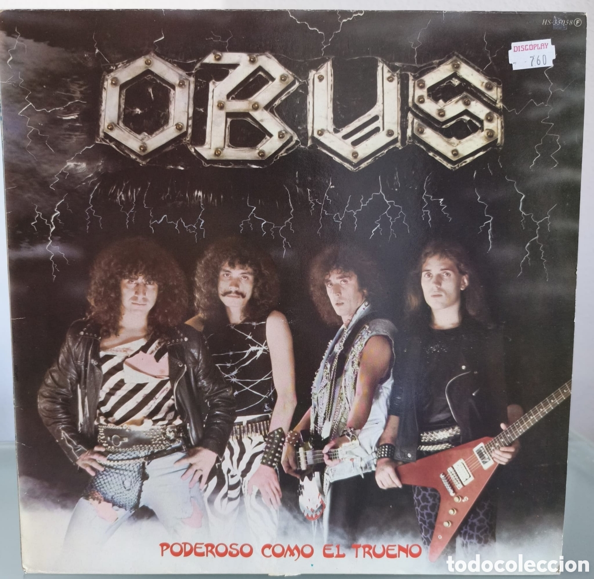 Discos de vinilo: Vinilo OBUS-PODEROSO COMO EL TRUENO 1982 HS35058&nbsp;