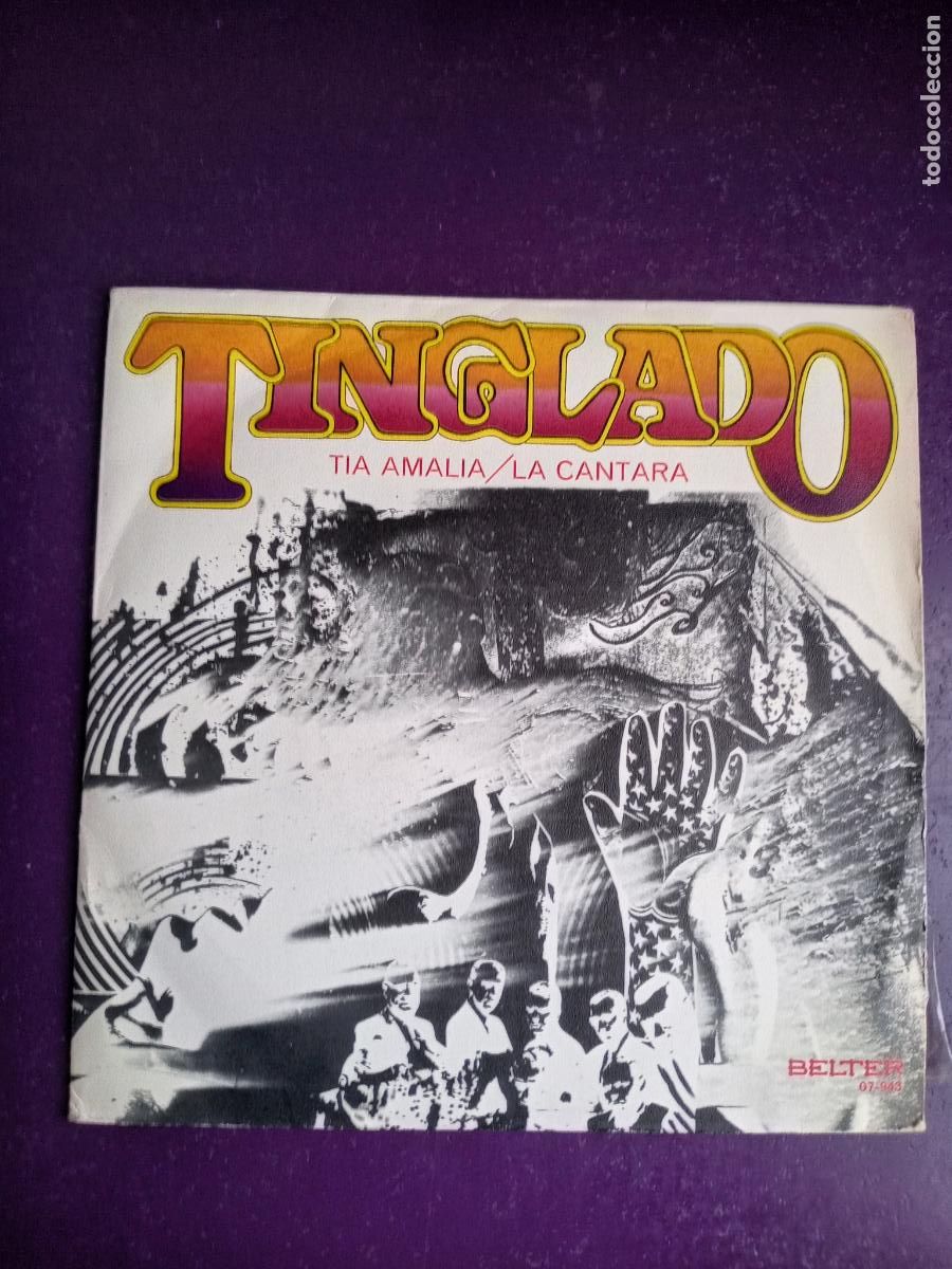 Discos de vinilo: Tinglado &lrm;&ndash; Tia Amalia / La Cantara - Sg BELTER 1971 - FOLK PROTESTA HIPPY