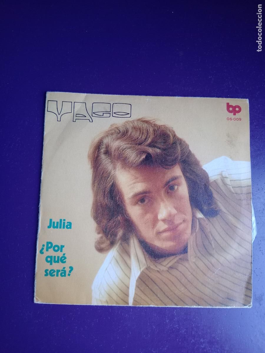 Discos de vinilo: Yago &lrm;&ndash; Julia / &iquest;Por Qu&eacute; Ser&aacute;?- Sg BP BELTER 1972 - POESIA FOLK - RAMON FARRAN - L. GRAVES