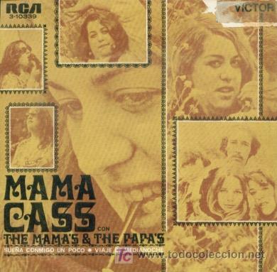Discos de vinilo: MAMA CASS & THE MAMAS AND THE PAPAS - DREAM A LITTLE DREM OF ME - SINGLE DE 1968 C-43