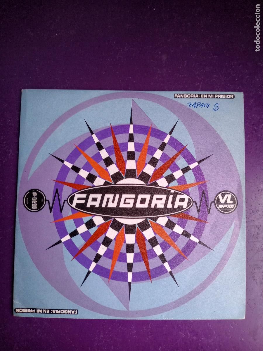 Discos de vinilo: FANGORIA &lrm;&ndash; EN MI PRISI&Oacute;N - SG HISPAVOX 1990 - DIRIA Q SIN ESTRENAR - NOMBRE ESCRITO EN PORTADA