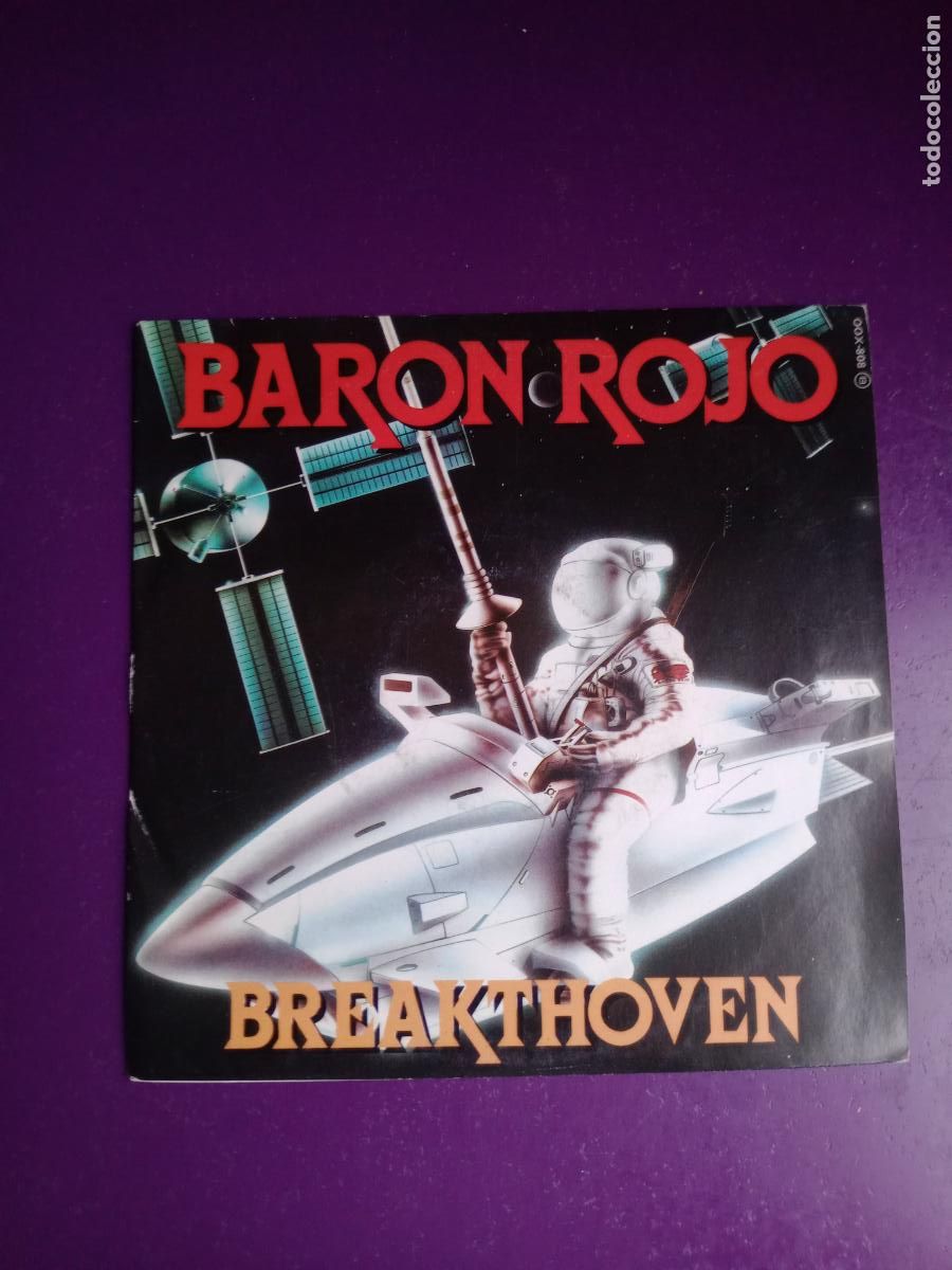 Discos de vinilo: BARON ROJO - SG CHAPA PROMO 1985 BREAKTHOVEN / CHICOS DEL ROCK HEAVY METAL - SIN USO